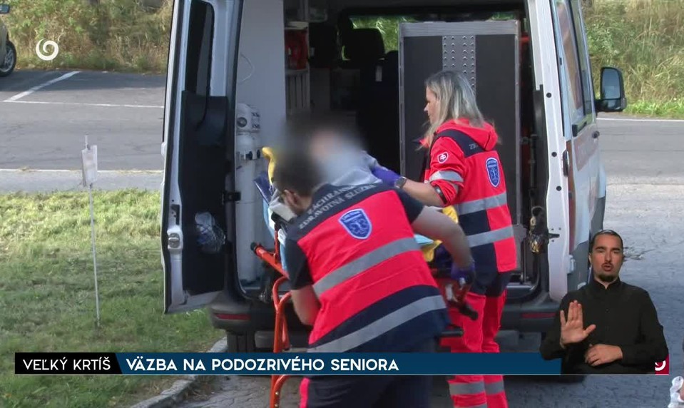 VÄZBA NA PODOZRIVÉHO SENIORA