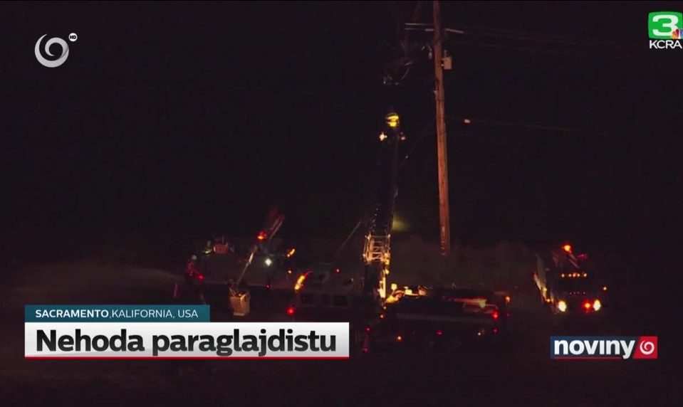 Nehoda paraglajdistu