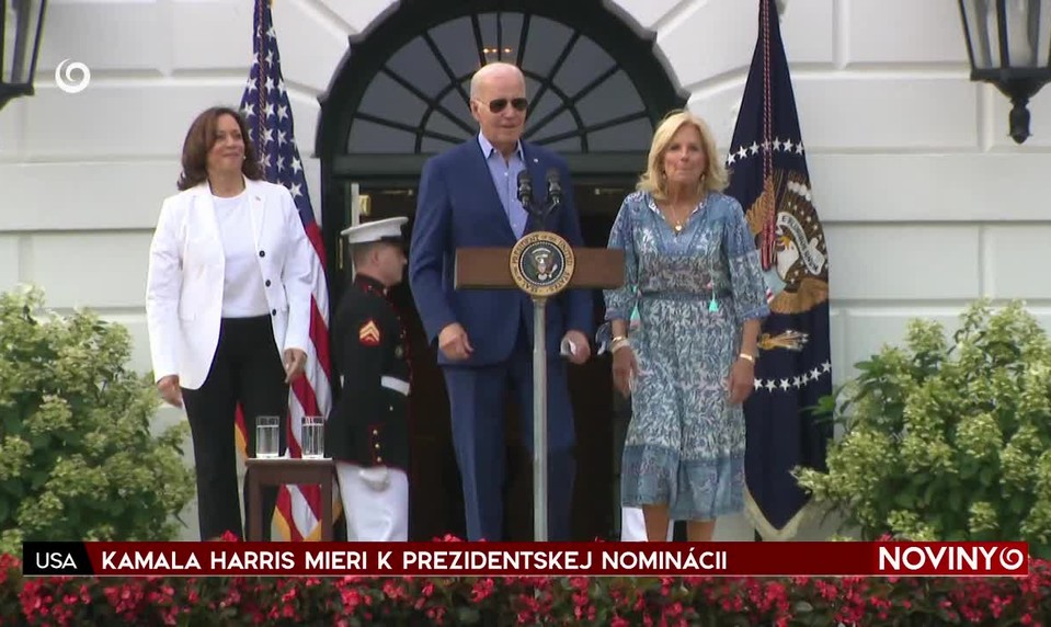 KAMALA HARRIS MIERI K PREZIDENTSKEJ NOMINÁCII