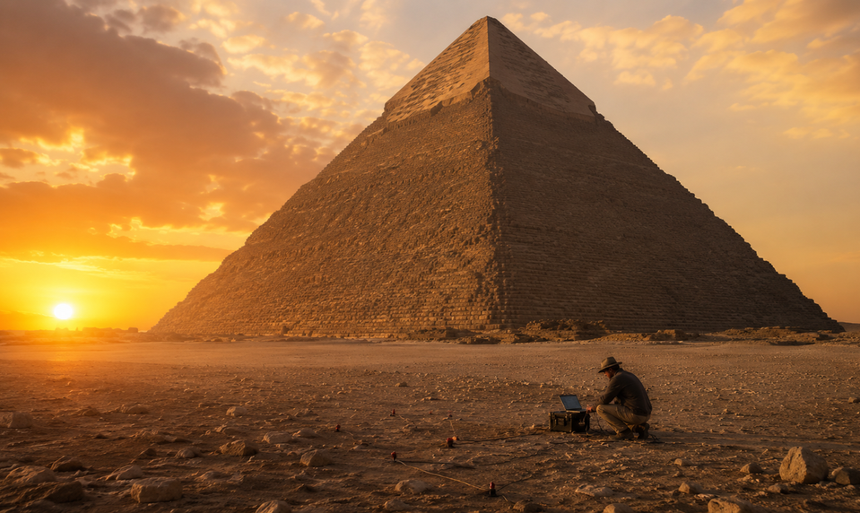 Prečo sa Veľká pyramída nezrútila? Pre geniálny trik staviteľov