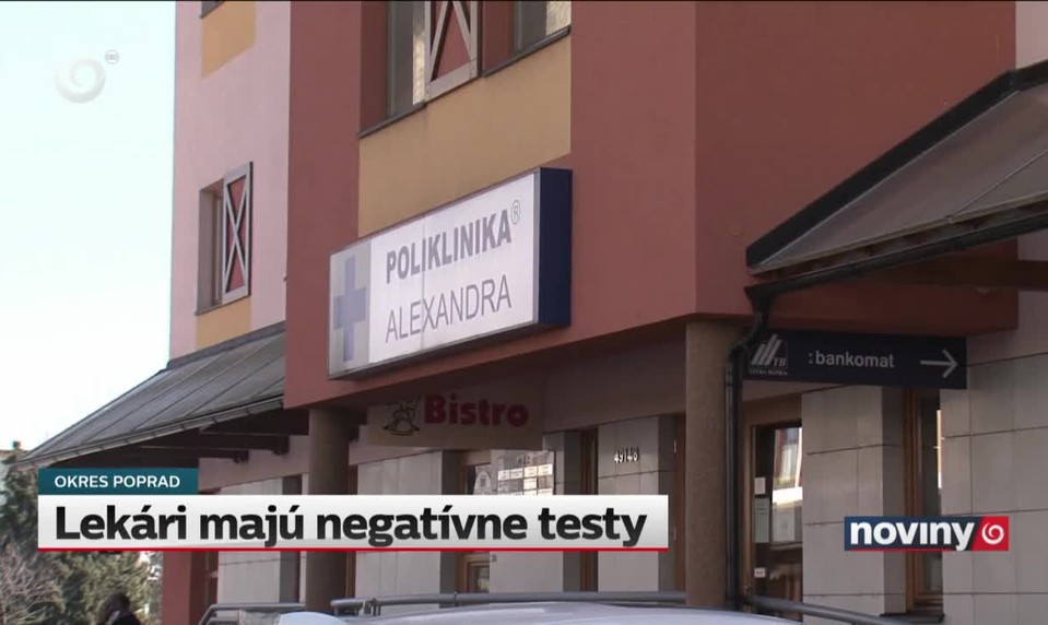 Lekári majú negatívne testy