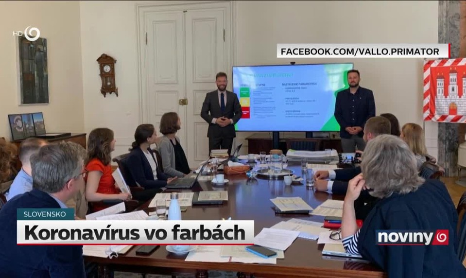 Koronavírus vo farbách