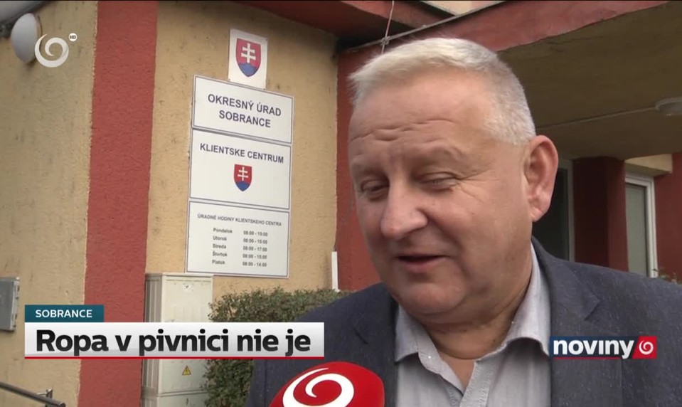 Ropa v pivnici nie je