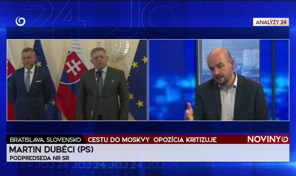 CESTU DO MOSKVY  OPOZÍCIA KRITIZUJE
