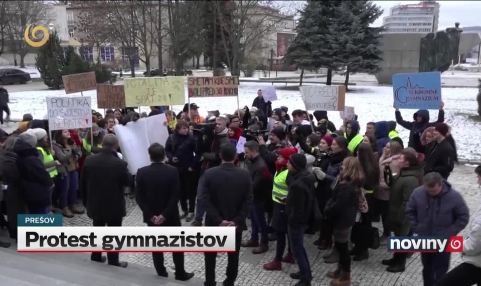 Protest gymnazistov