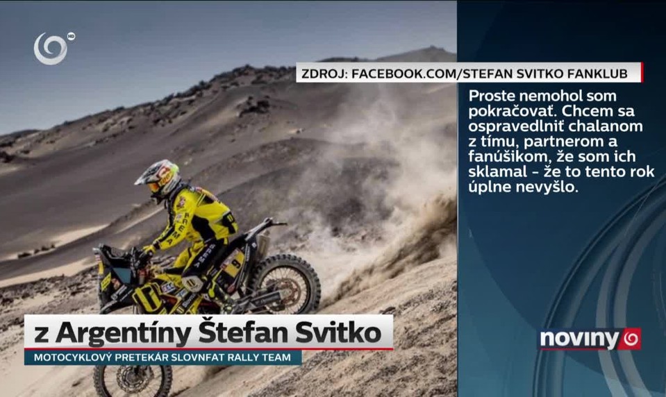 Svitko skončil na Rely Dakar!