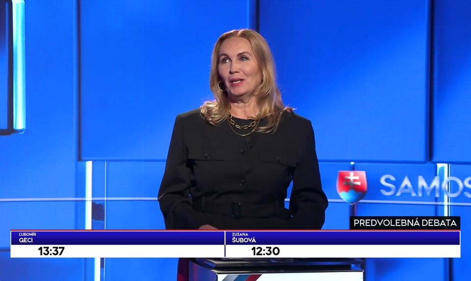 Šubová je ochotná vzdať sa kandidatúry na primátorku v prospech Valla. Má podmienku