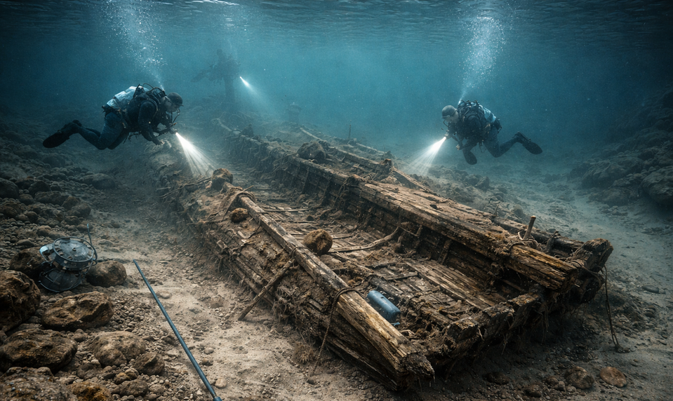 Šesť storočí ležala pod vodou: Objavili stredovekú super loď