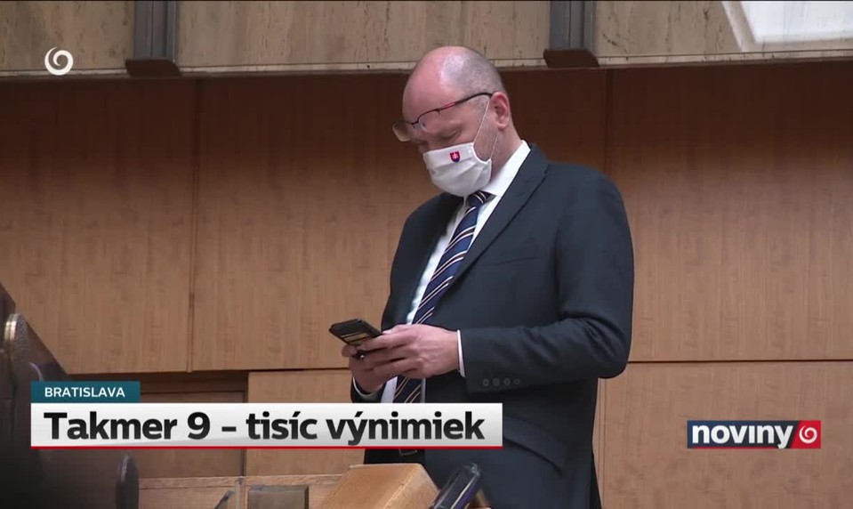 Takmer 9 - tisíc výnimiek
