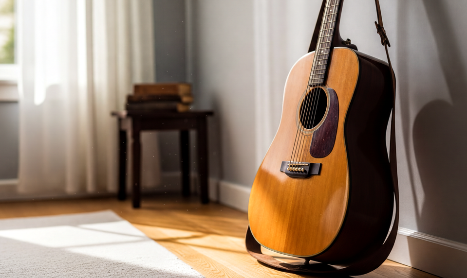 Sedem rokov rušil susedov hlasnou gitarou. Polícia muža zatkla, v byte našla desiatky nástrojov