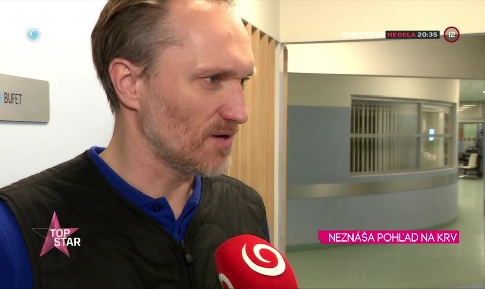 Neznáša pohľad na krv