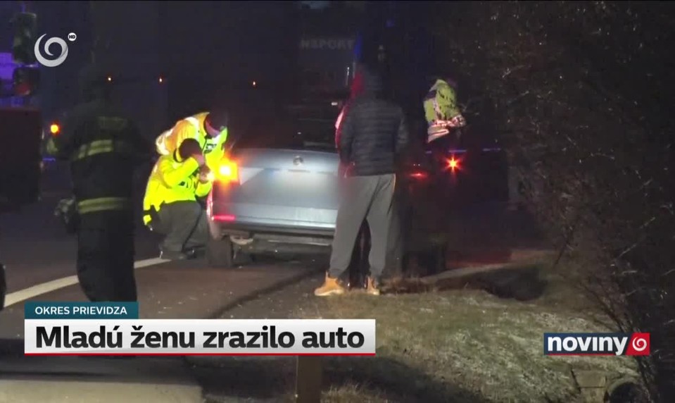 Mladú ženu zrazilo auto