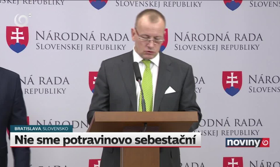 Nie sme potravinovo sebestační