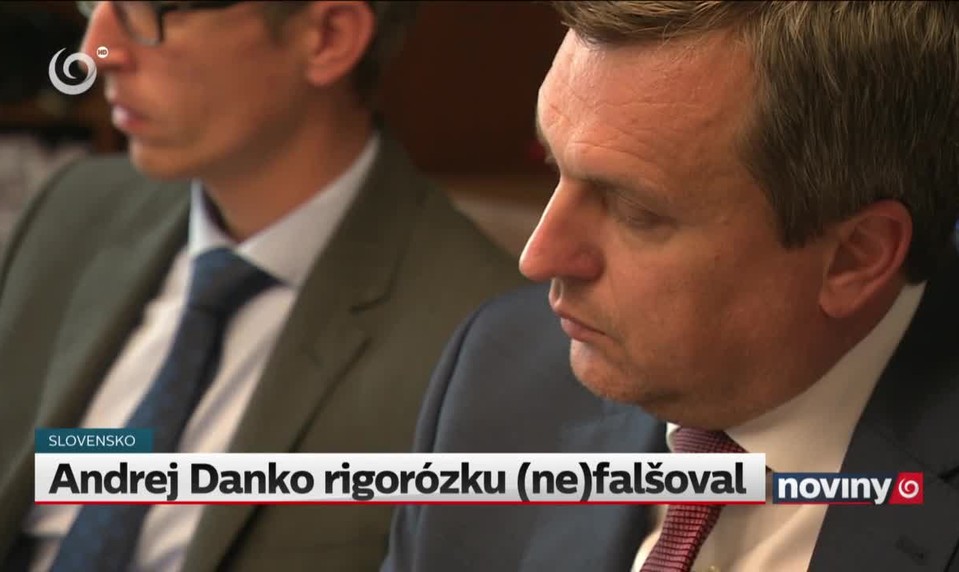 Andrej Danko rigorózku (ne)falšoval