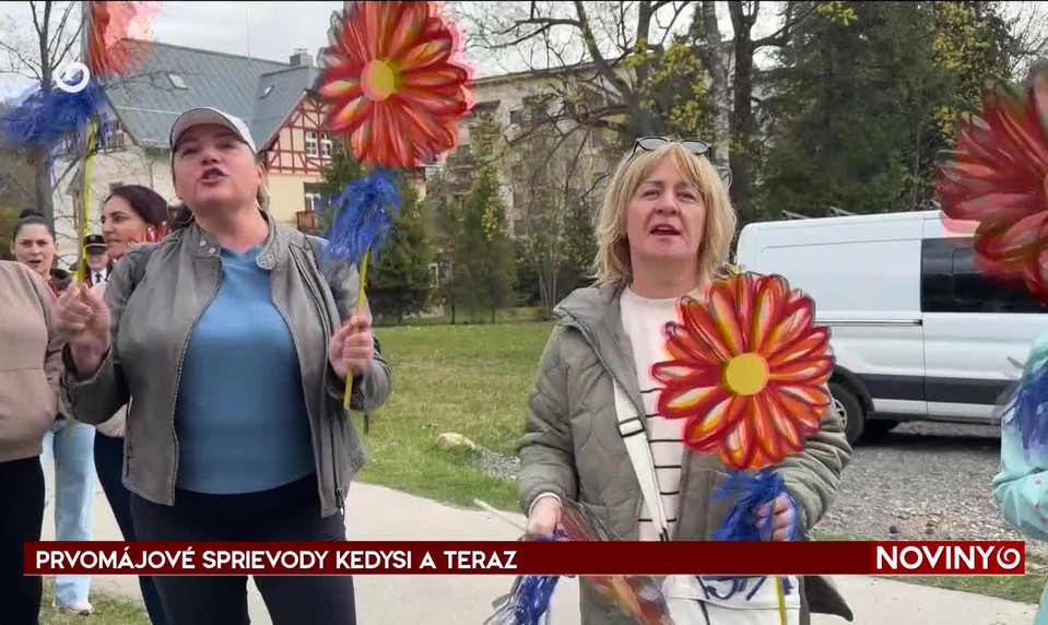 PRVOMÁJOVÉ SPRIEVODY KEDYSI A TERAZ
