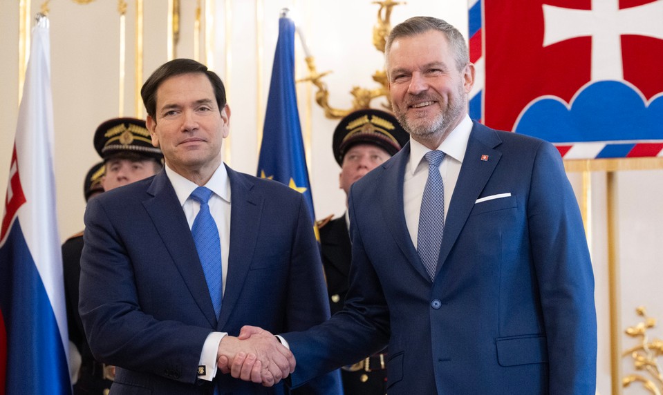 Šéf americkej diplomacie Rubio prišiel na Slovensko. Rokoval s Pellegrinim aj Ficom