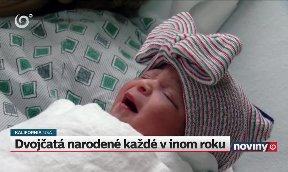 Dvojčatá narodené každé v inom roku