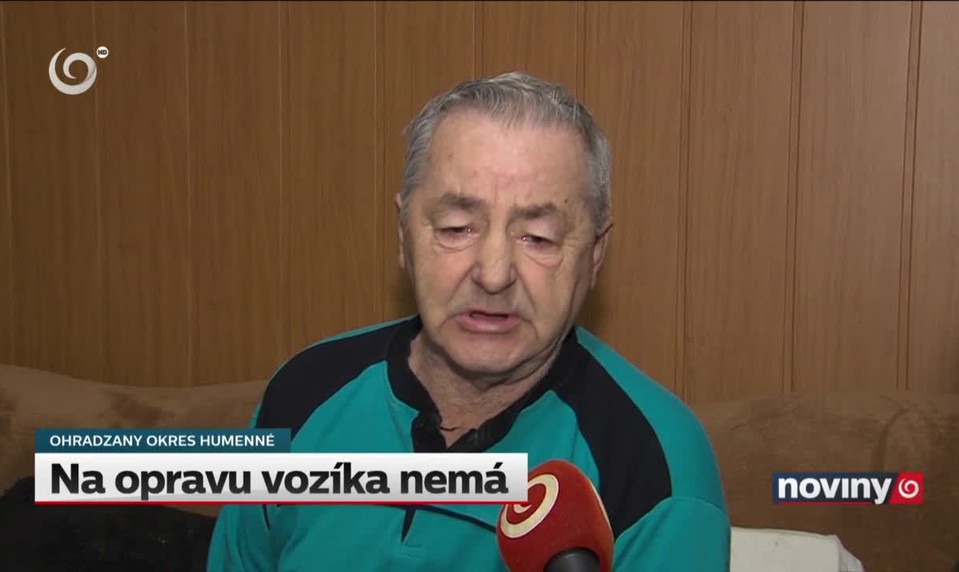 Na opravu vozíka nemá