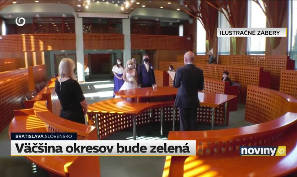 Väčšina okresov bude zelená