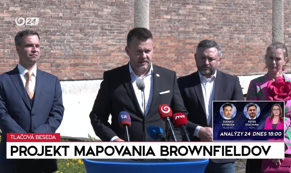 Tlačová beseda ministra Migaľa k projektu mapovania brownfieldov