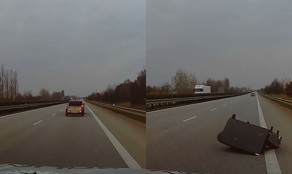 Policajti neverili vlastným očiam: Rútila sa na nich sedačka, nezodpovedný majiteľ dostal pokutu