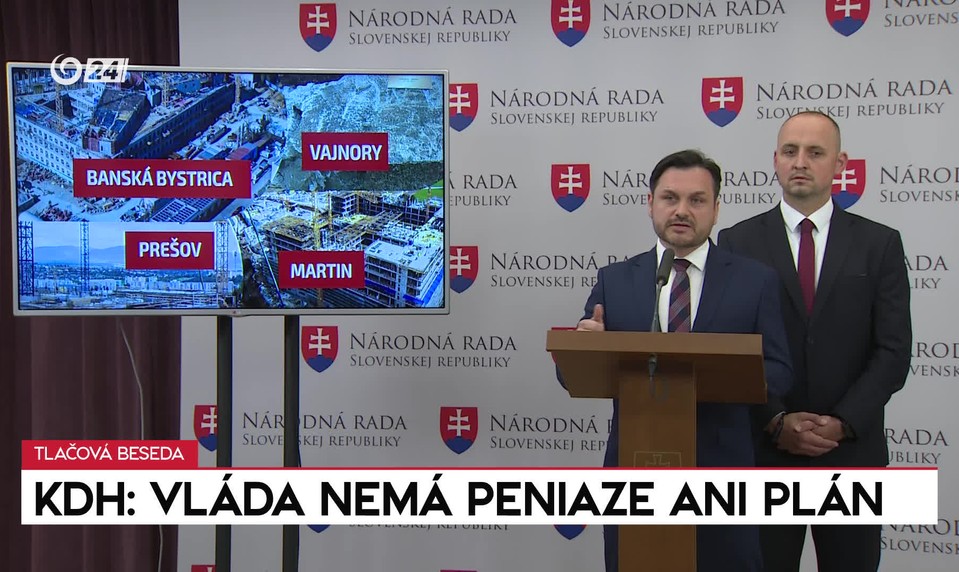 Tlačová beseda KDH: Vláda nemá peniaze ani plán
