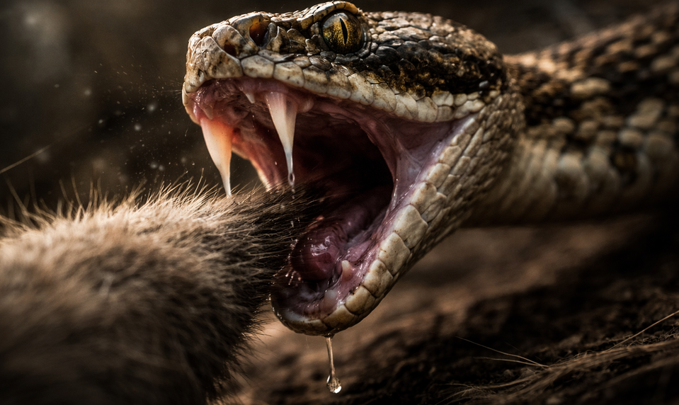 Zlomok sekundy: Spomalené zábery odhalili, ako hady zabíjajú
