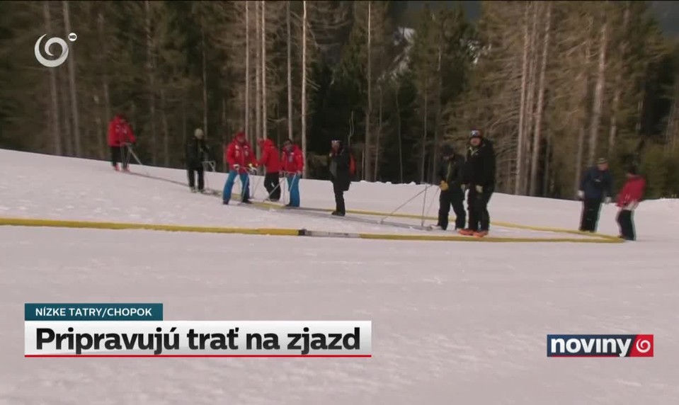 Pripravujú trať na zjazd
