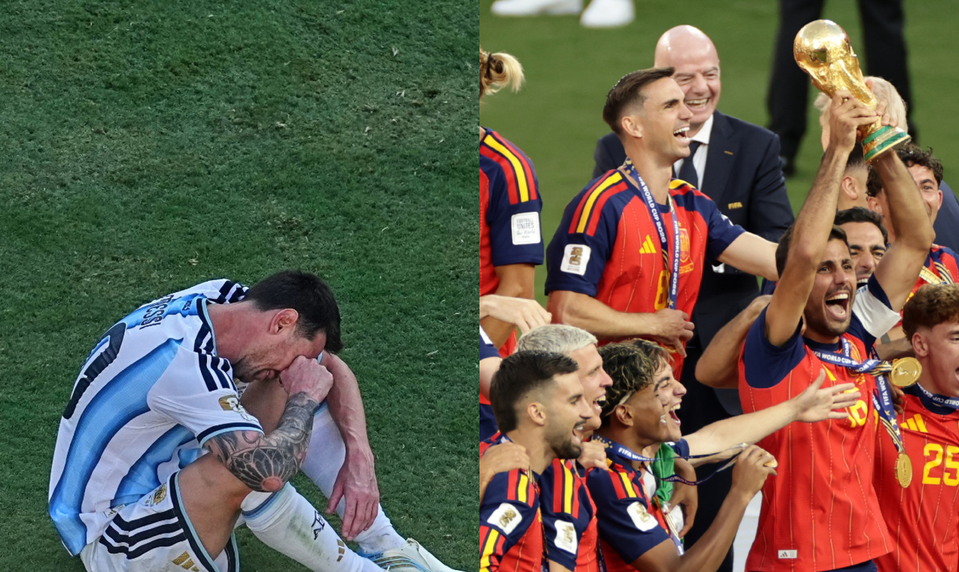 FOTO: Najlepšie zábery finále. Trump chcel oslavovať, Messi sa neubránil slzám