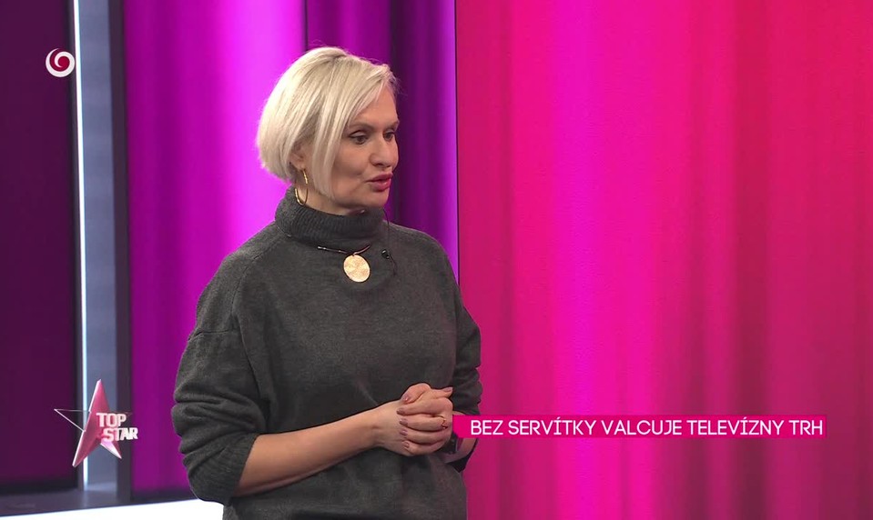 BEZ SERVÍTKY VALCUJE TELEVÍZNY TRH