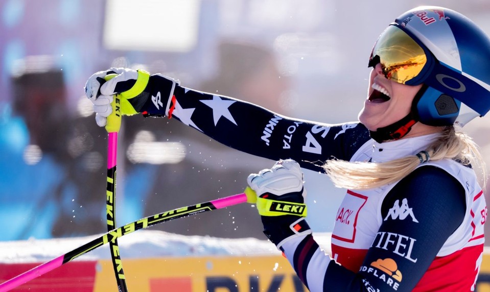 Lindsey Vonn vyhrala vo veku 41 rokov zjazd