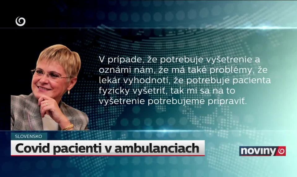 Covid pacienti v ambulanciach