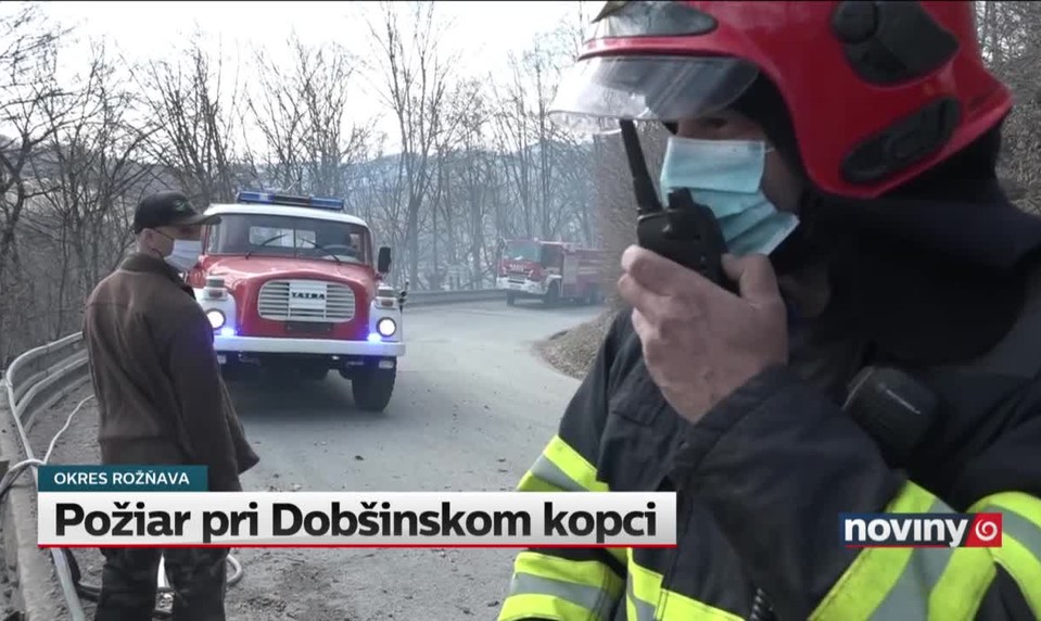Požiar pri Dobšinskom kopci