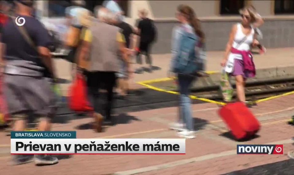 Prievan v peňaženke máme