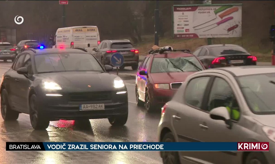 VODIČ ZRAZIL SENIORA NA PRIECHODE