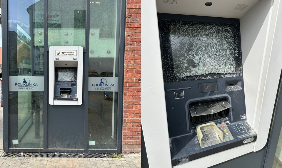 Neznámy páchateľ poškodil bankomat v Košiciach. Polícia žiada verejnosť o pomoc
