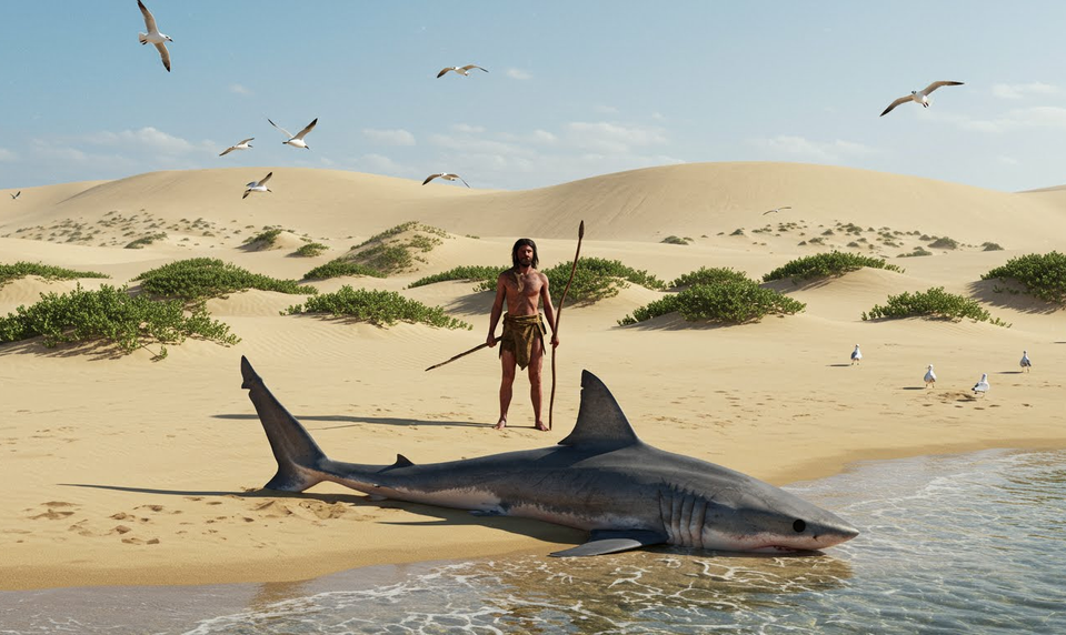 Neolitickí obyvatelia Arábie lovili žralokov, zistili českí vedci