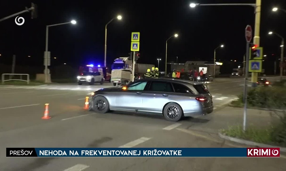 NEHODA NA FREKVENTOVANEJ KRIŽOVATKE