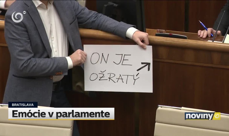 Emócie v parlamente
