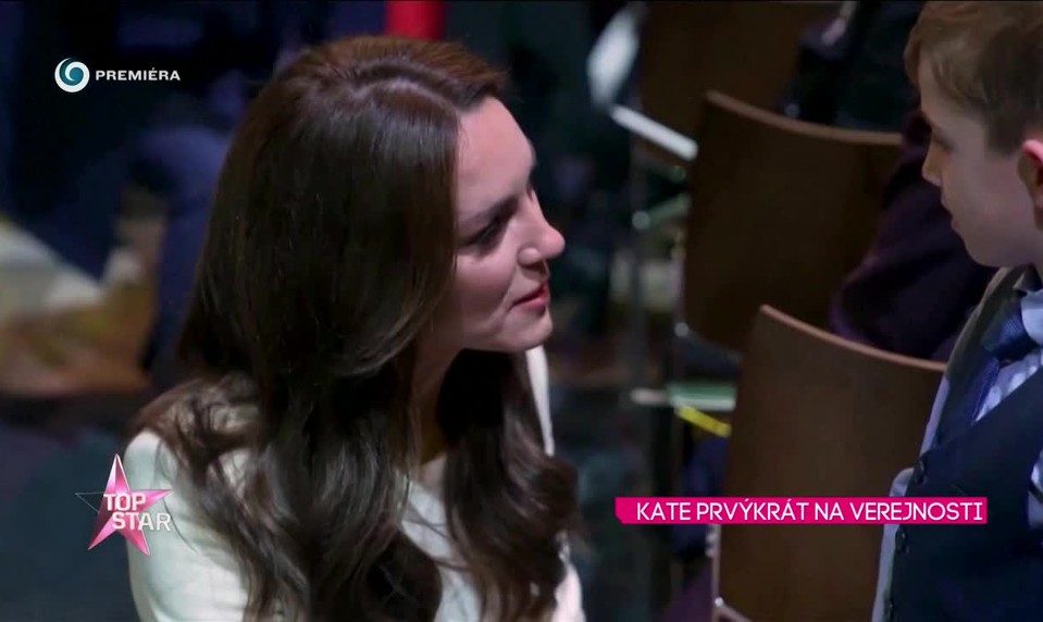 KATE PRVÝKRÁT NA VEREJNOSTI