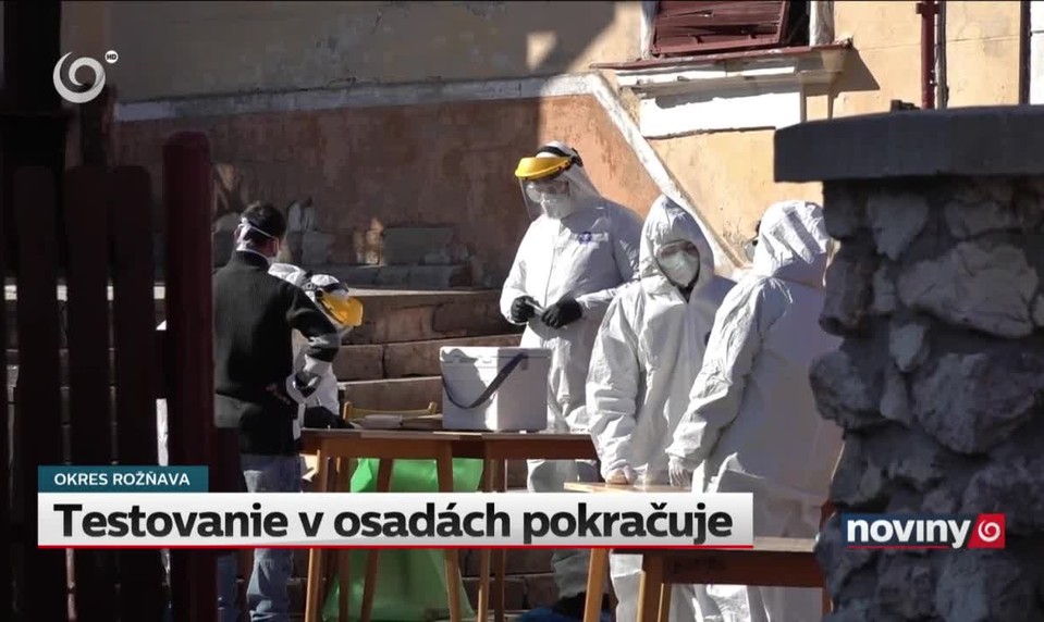 Testovanie v osadách pokračuje