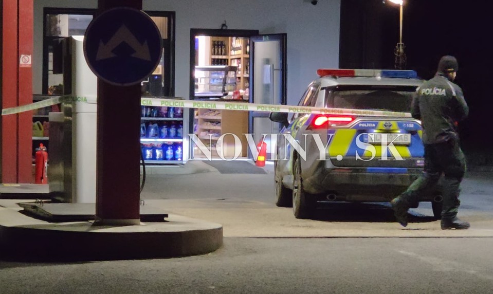 Maskovaný páchateľ prepadol čerpaciu stanicu. Z poklade vzal hotovosť a ušiel