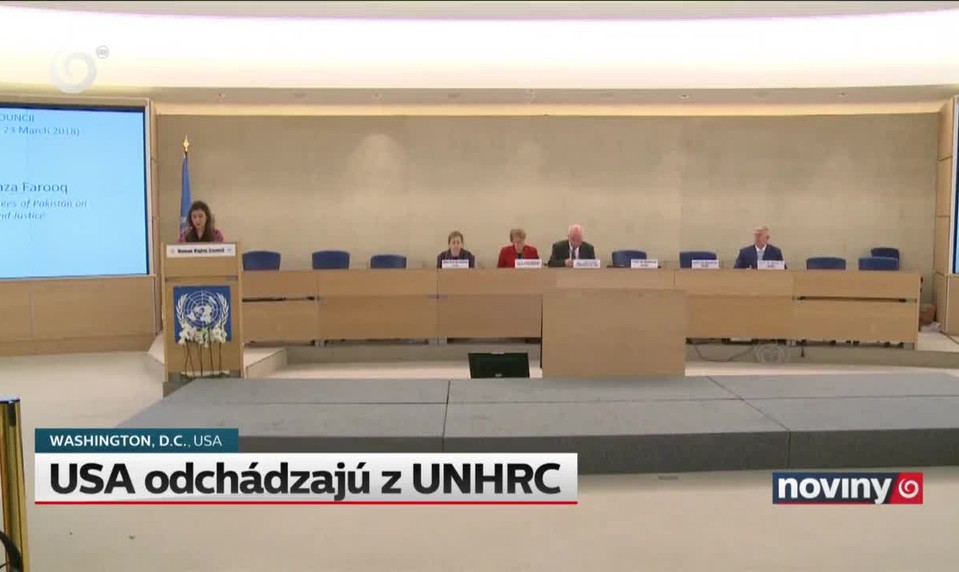 USA odchádzajú z UNHRC