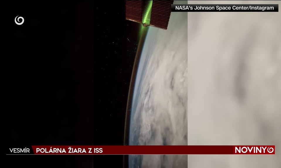 POLÁRNA ŽIARA Z ISS