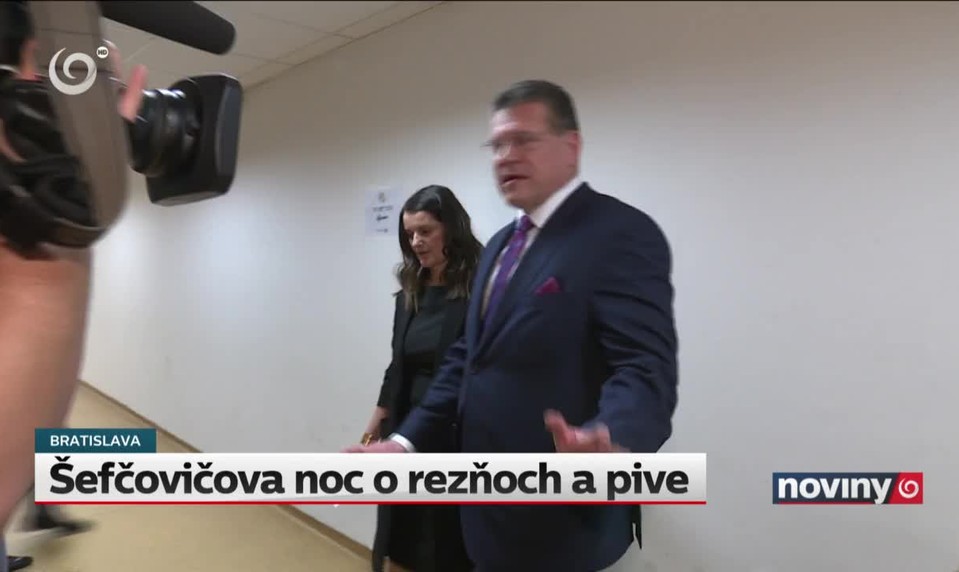 Šefčovičova noc o rezňoch a pive