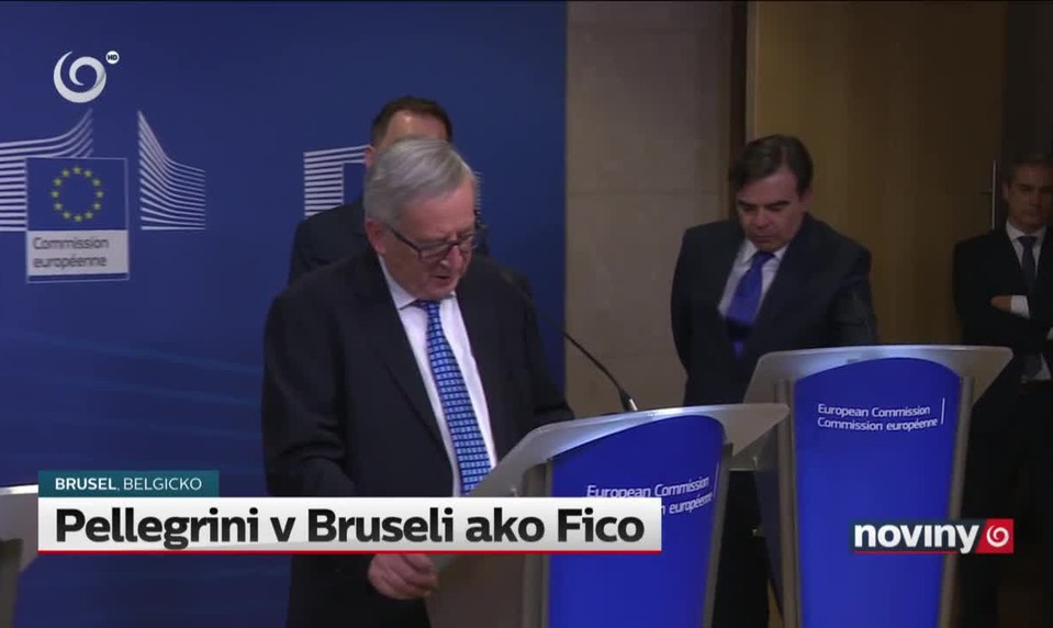 Pellegrini v Bruseli ako Fico