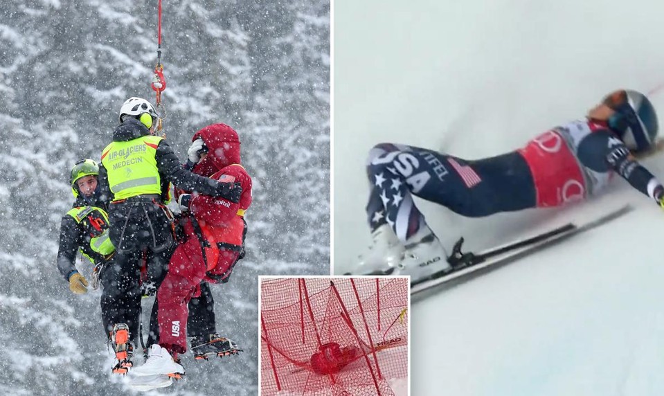 Ťažký pád Lindsey VONN týždeň pred olympiádou