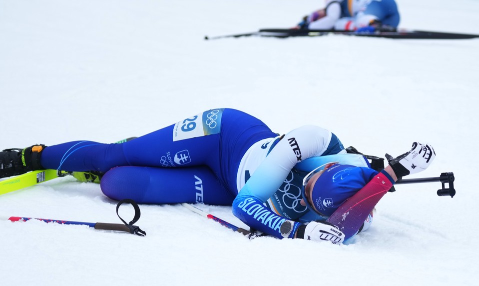 Slovenské biatlonistky v cieli v slzách