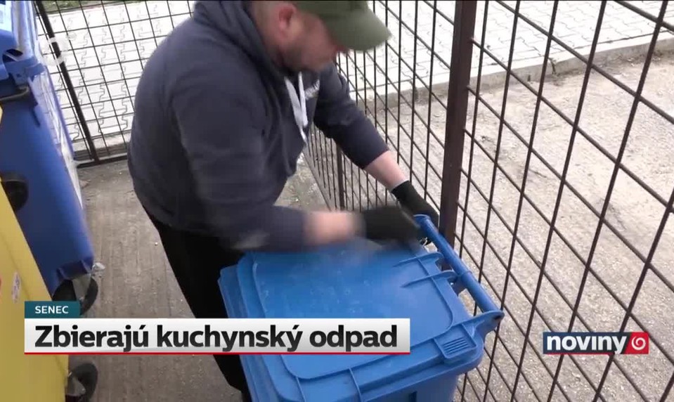 Zbierajú kuchynský odpad