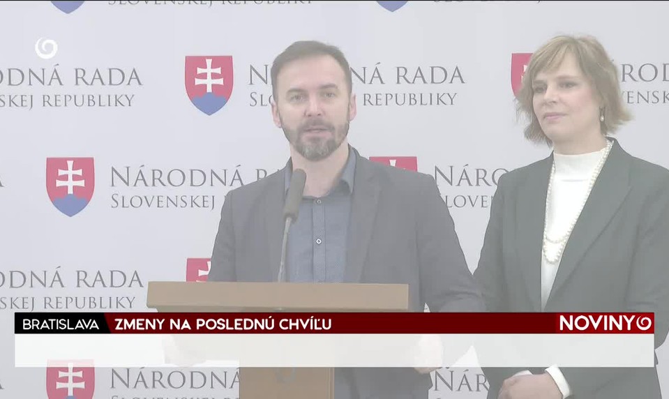 ZMENY NA POSLEDNÚ CHVÍĽU